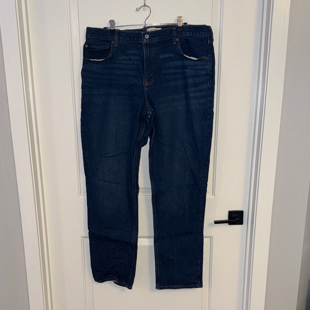 Abercrombie & Fitch Mid Rise Blue Jeans 33L